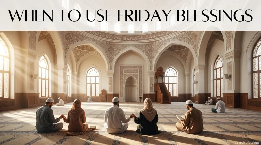 When to Use Friday Blessings