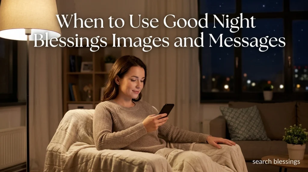 When to Use Good Night Blessings Images and Messages