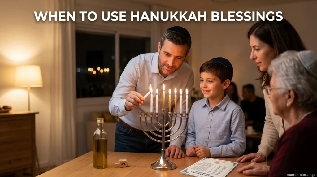 When to Use Hanukkah Blessings