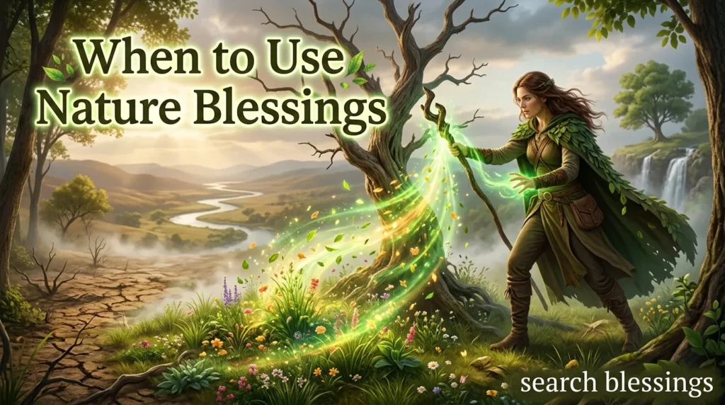 When to Use Nature Blessings