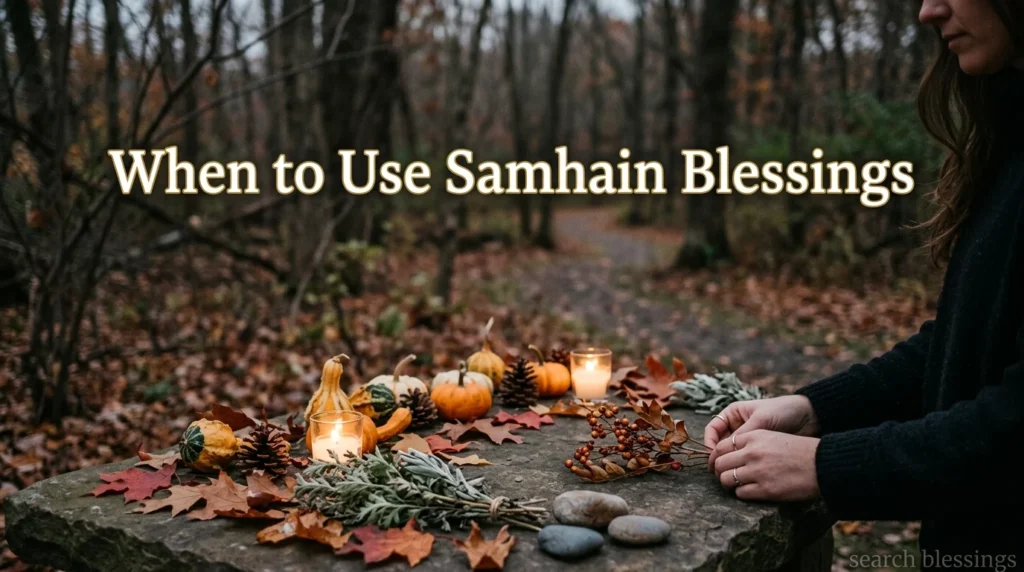 When to Use Samhain Blessings