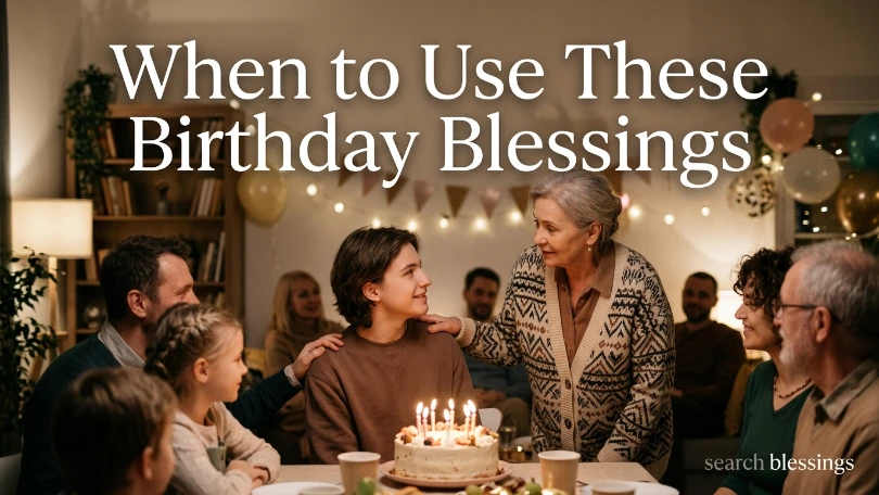 When to Use These Birthday Blessings