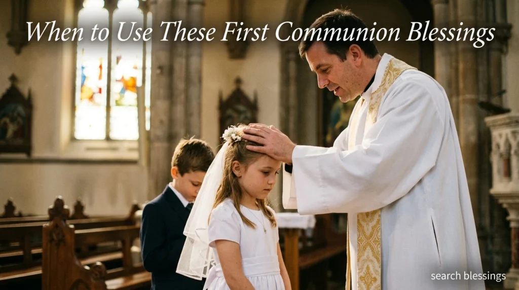 When to Use These First Communion Blessings