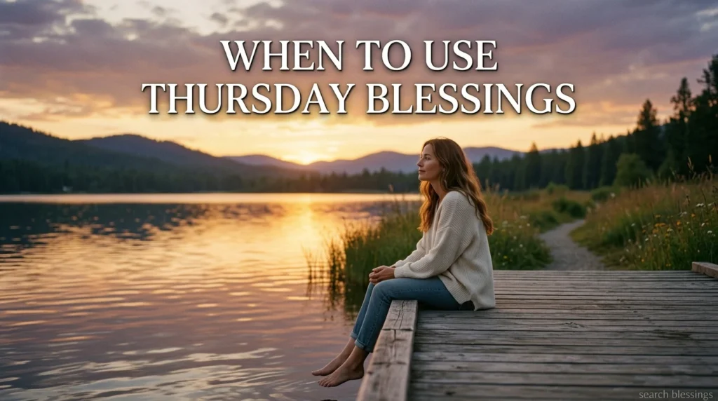 When to Use Thursday Blessings