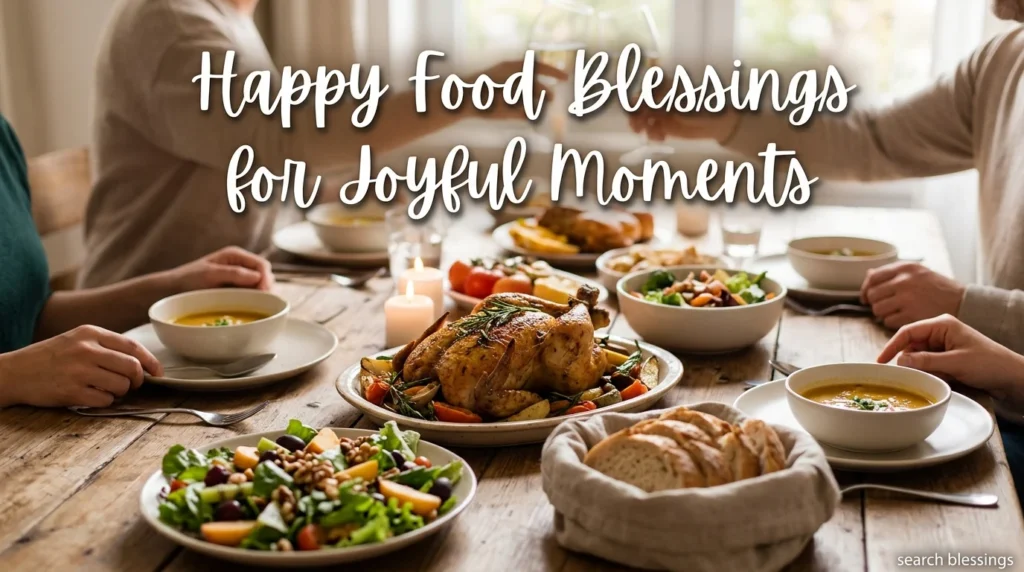 Happy Food Blessings for Joyful Moments
