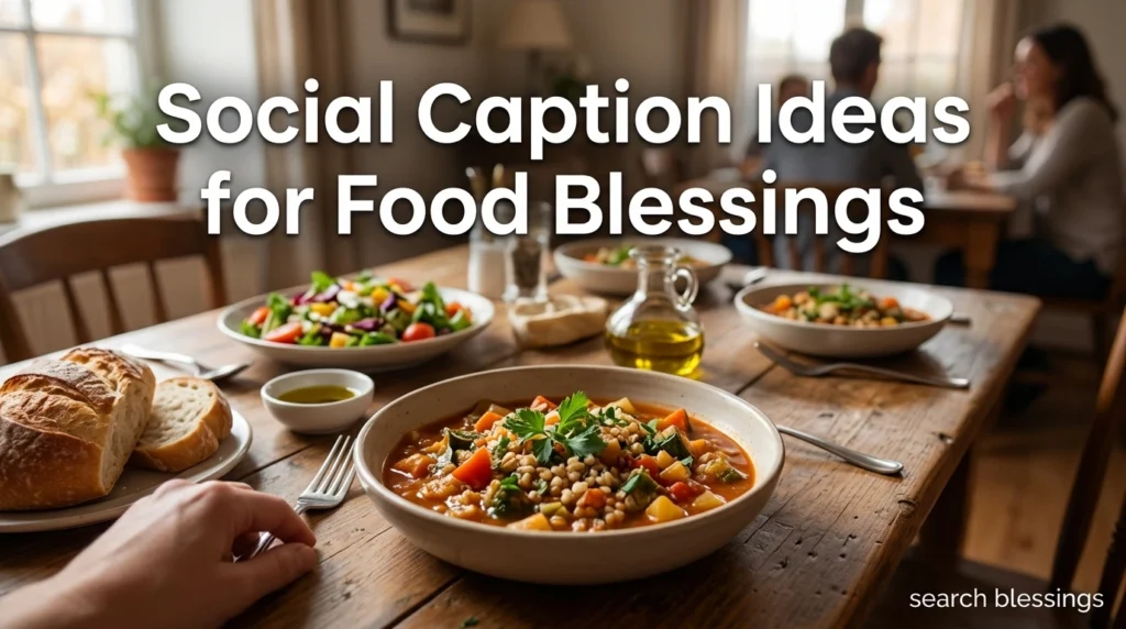 Social Caption Ideas for Food Blessings